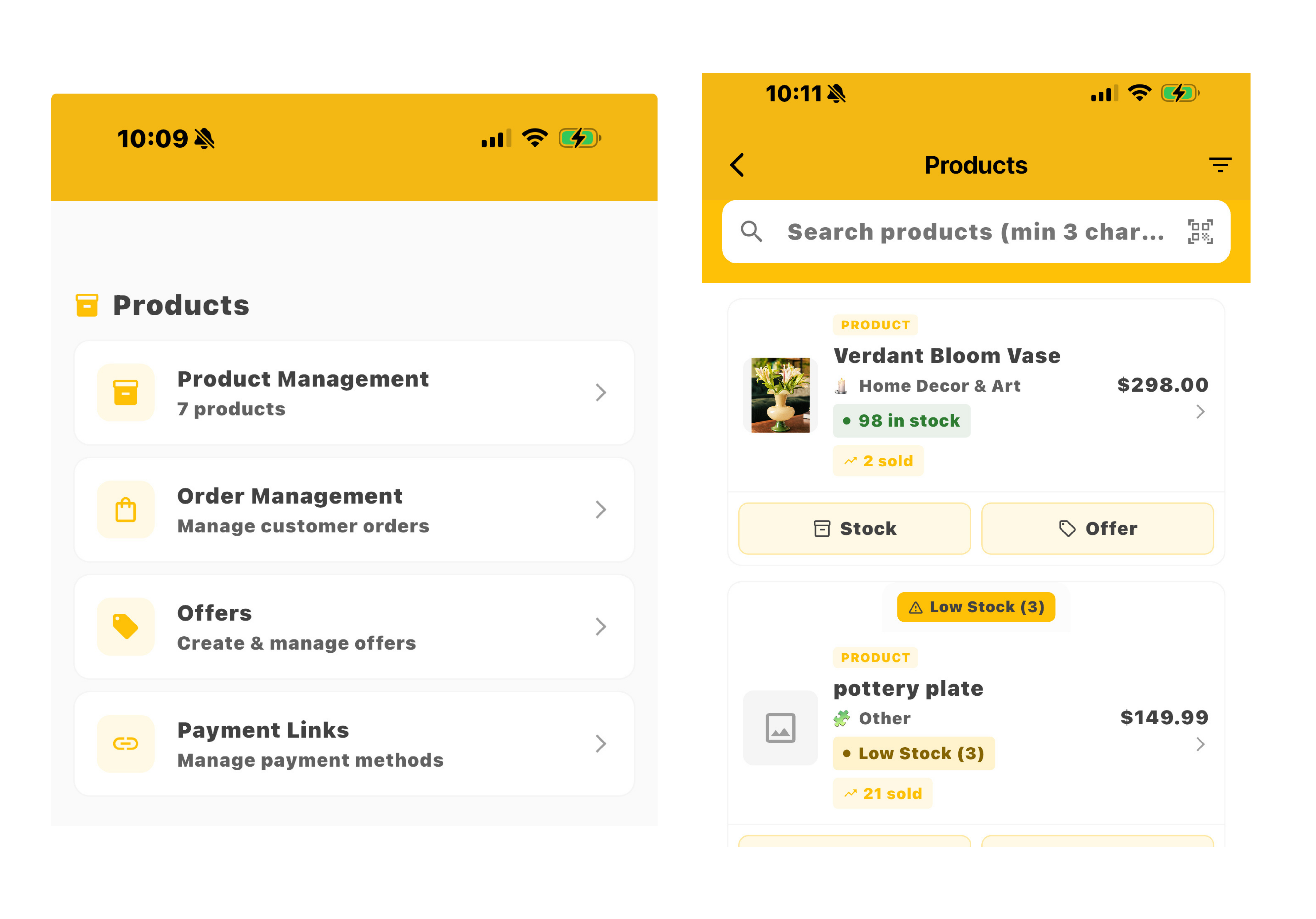 Product & Price Management